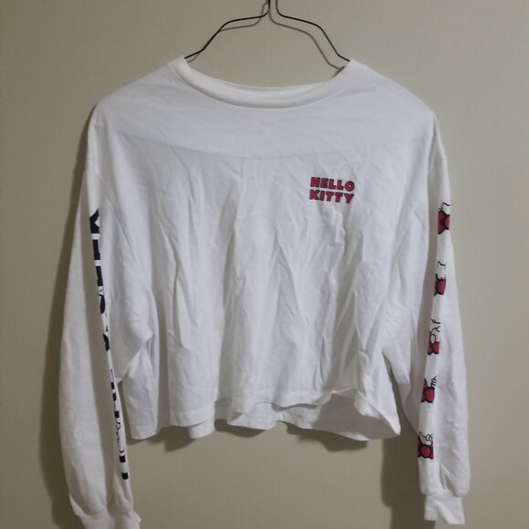 Womens Hello Kitty oversized long sleeved shirt xs - Picture 5 of 5
